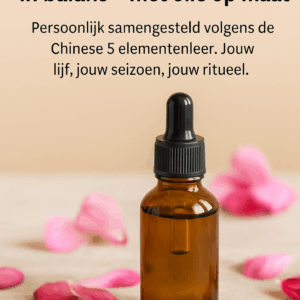 Op maat gemaakte olie, speciaal voor jou!